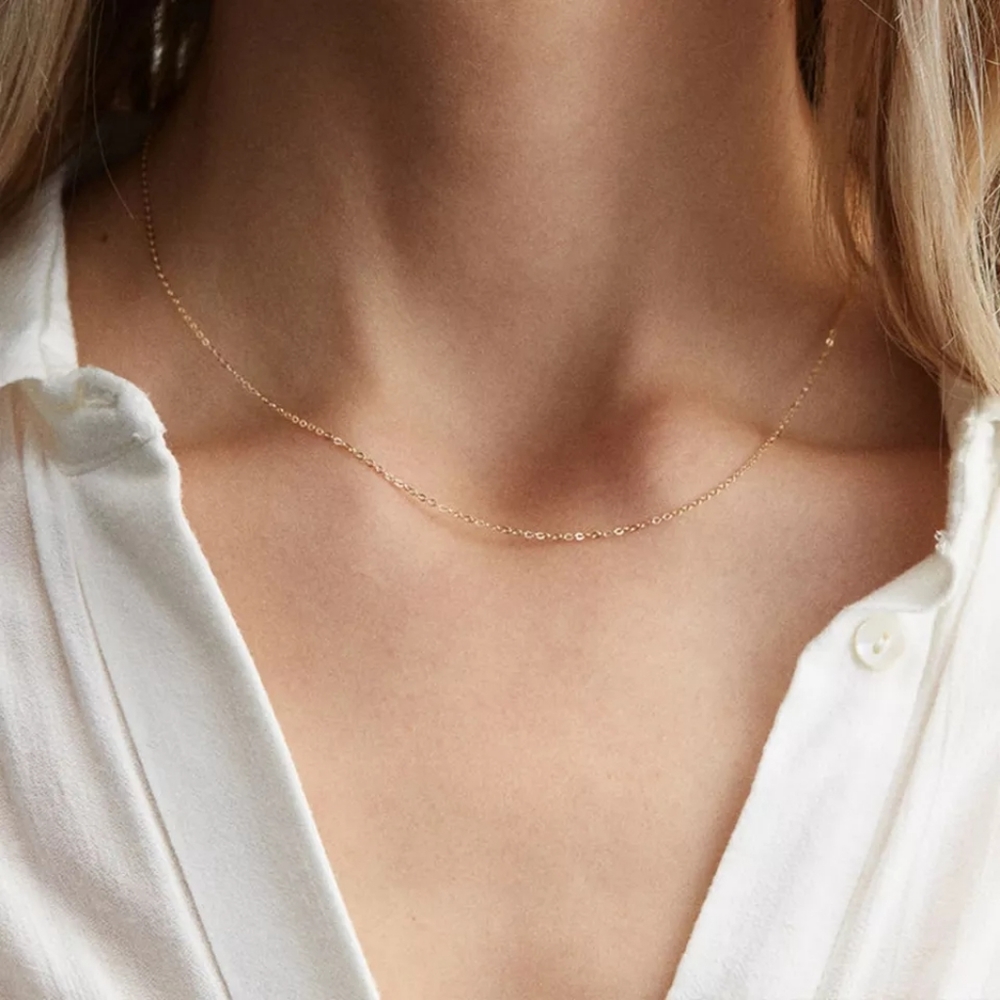 18K Gold Plated 925 Sterling Silver Chain